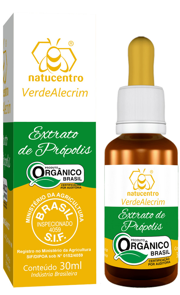 Brazilian Green Bee Propolis Extract Verde Alecrim Lot 6 Bottles 6x30ml 1oz