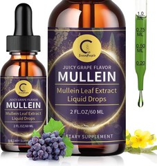 Mullein Drops for Lungs – Mullein Leaf Extract with Chlorophyll for Lung and Res