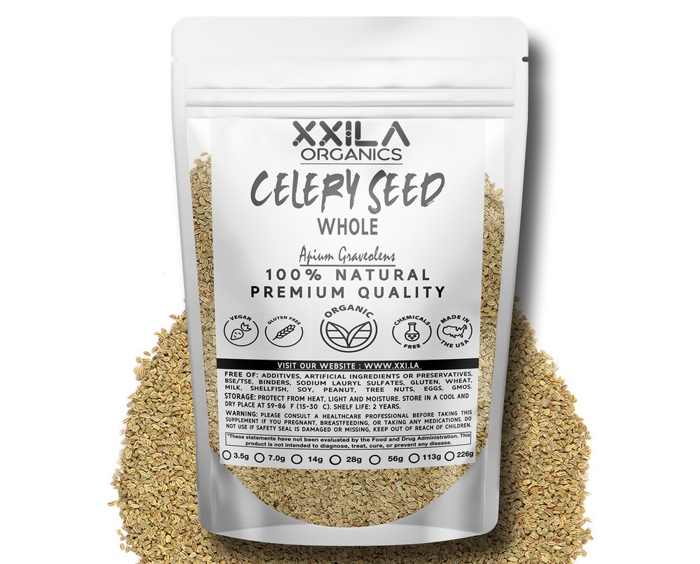 Celery Seed Whole – Organic, Non-GMO, Perfect for Seasoning, Teas, & Herbal R…
