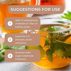Nettle (Ortiga) Loose Herbal Tea 1.4 oz (30g) Dried Stinging Nettle Root Leaf