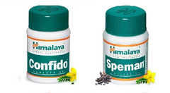 Combo- Himalaya Herbal CONFIDO + SPEMAN 1 Pc each FREE SHIP