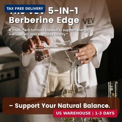 Berberine Supplement with Ceylon Cinnamon for Daily Wellness Support- 2 Bottles