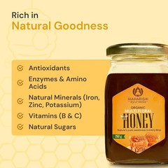 Maharishi Ayurveda Organic Multi Floral Honey – 250g Supports Immunity & Digesti