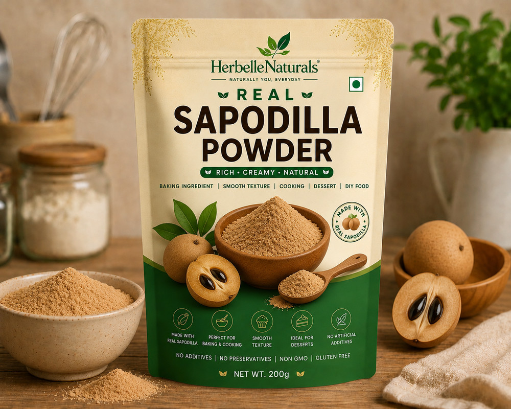 Sapodilla Powder (Chikoo Powder) | Dried Fruit Powder | Premium Quality|Recipe
