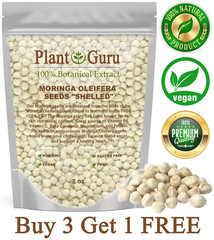 1000 Moringa Oleifera Seeds Kernel 8 oz SHELLED Fresh Organic Semilla De Moringa