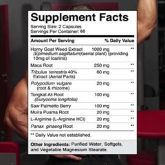 GORILLA MUSCLE Capsules-Build Muscle & Endurance ,Promote Circulation,60+60PCS