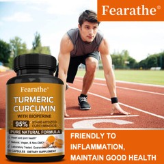 TURMERIC CURCUMIN 95% CURCUMINOIDS 1200mg EXTRACT TUMERIC BIOPERINE ANTIOXIDANT