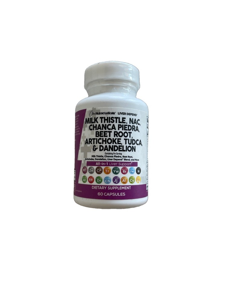 Clean Nutraceuticals Milk Thistle NAC Chanca Piedra Beet Root Artichoke Astragal