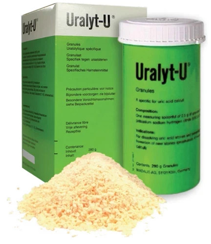Uralyt-U Granules 280g -Dissolving Prevent Uric Acid Kidney Stones FREE SHIPPING
