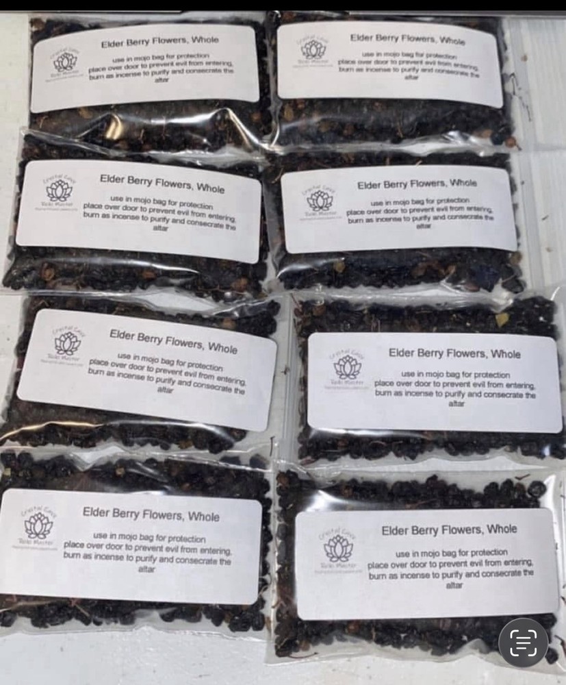 Elder berries whole .5oz $4.25