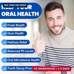Oral Probiotics, 11 Billion CFU, with M18, A12, Oral Probiotics for Mouth Bad Br