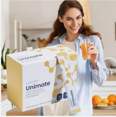 Unicity Unimate Yerba Mate Natural Lemon Supplement Powder 30 Count