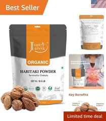 100% Organic Haritaki Powder – Terminalia Chebula -227g / 0.5 LB – USDA Certi…