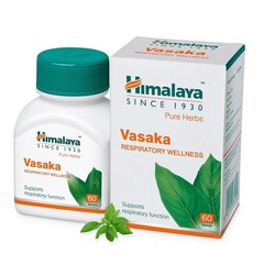 Himalaya Vasaka Tablets 60 Tabs Herbal Respiratory Wellness Pack of 15 Free ship
