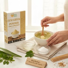 Herbs Botanica Fenugreek Powder Organic 100% Pure & Natural Methi for Hair, S…