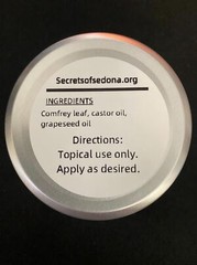 Organic Comfrey Boneknit Salve Cream Ointment Salve with Castor Oil For Joints