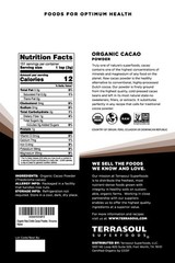 Raw Organic Cacao Powder, 16 Oz – Elevate Your Recipes with Chocolate Goodness