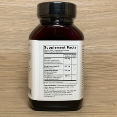 Smarter Nutrition SMARTER CURCUMIN w/ Black Seed Oil – 60 Softgels Exp:02/2027