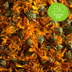 Calendula Marigold Cut & Sifted Organic Dry Herb Natural 28.3g 1 OZ Orange