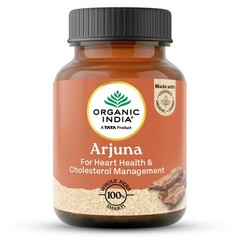 Organic India Arjuna Capsules, 60 Capsules, Supports Heart Health