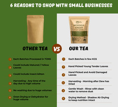 Moringa Tea with Ginger 8 oz, Boost Immunity, Aid in Digestion(2 Pack)