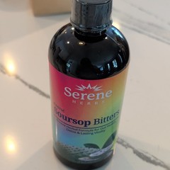 Serene Herbs Exotic Soursop Bitters Liquid Gut Health Detox Vitality 16 fl Oz