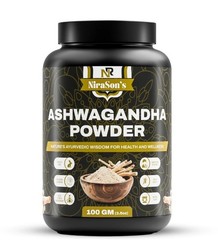 Pure Ashwagandha Powder 100 g | Premium Herbal Supplement | 100% Natural