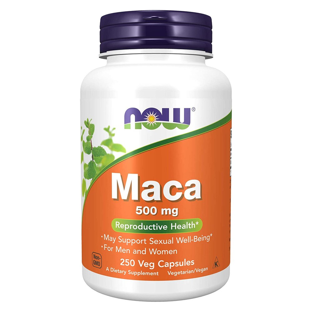 NOW FOODS Maca 500 mg 250 Veg Capsules