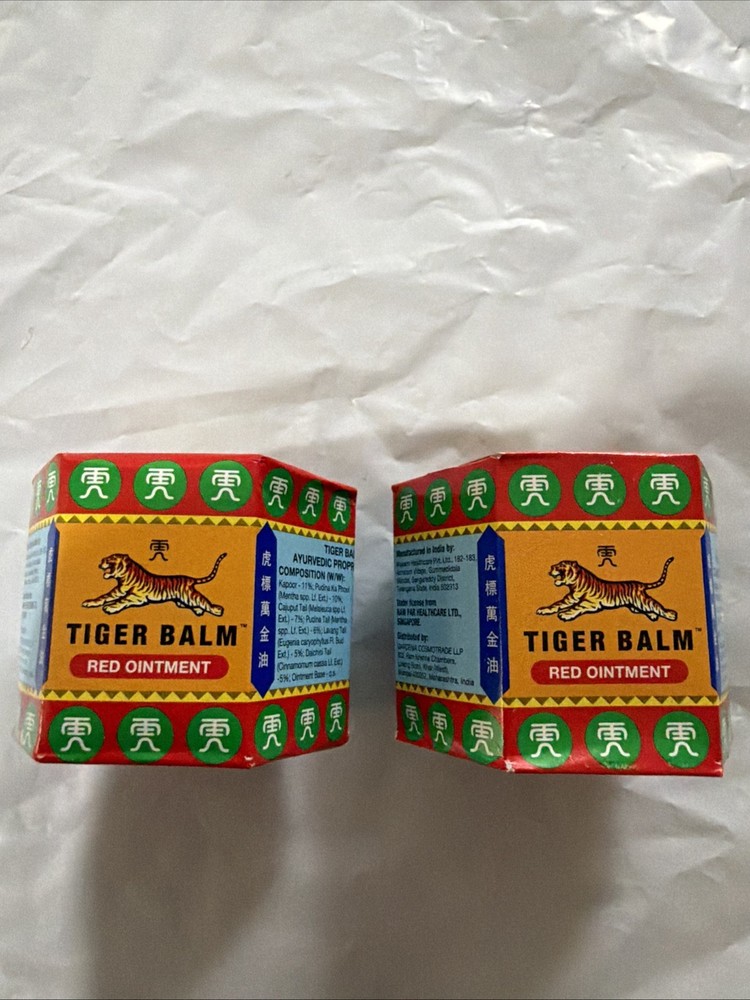 One – Tiger Balm Red Ointment – Effective Relief From Aches 2 Pack