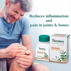 Himalaya Shallaki 60 Tabs Pack of 1 Joint & Bone Herbal Support Exp 03-2027