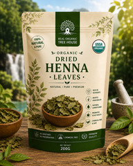 Dried Henna Leaves | Premium Lawsonia Inermis | Botanical Ingredient l Plant