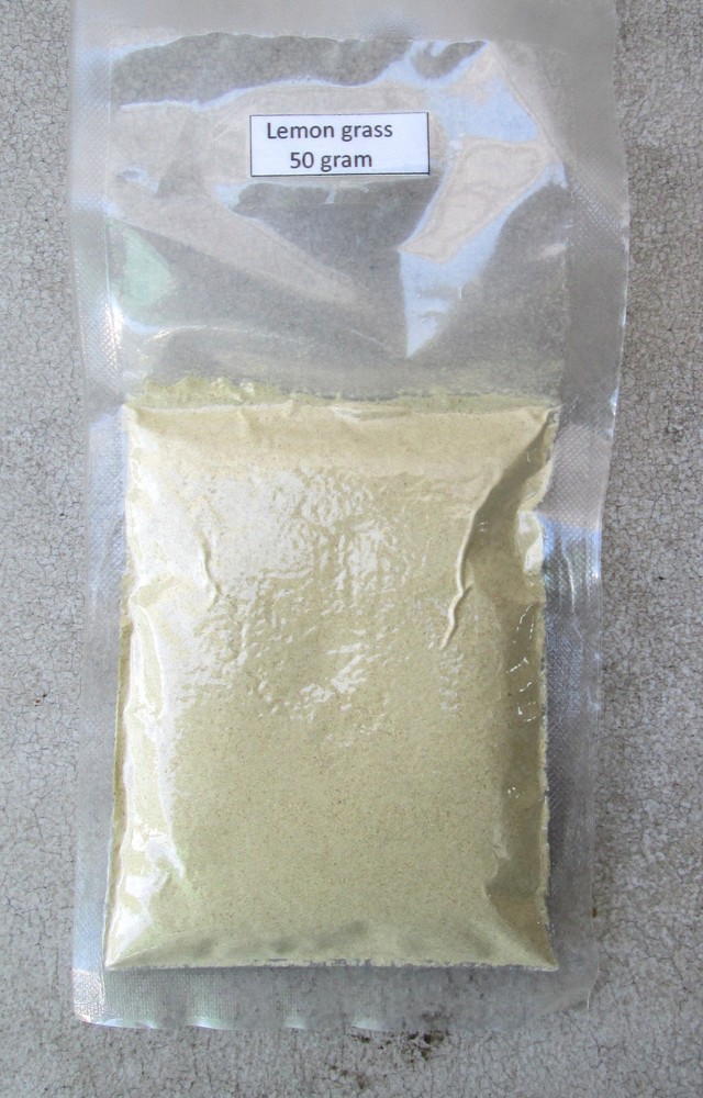 Thai Herbal Freeze Dried Lemongrass Powder 100% Natural 50, 250, 1000 grams