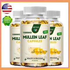 360 Mullein Leaf Capsules Lung Cleansing Detox Herbal Dietary Supplement Pills