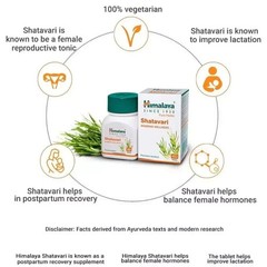 🌿 Himalaya Shatavari – 1 Box (60 Tablets) | Expiry 02-2027 | Buy 2 Get 1 Free |
