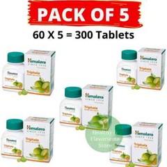 Himalaya Triphala 60 Tablets x5 | Herbal Digestive Aid | Natural Wellness |