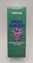 velvra Para Haven Intestinal Support Kids Herbal Supplement 30mL NEW