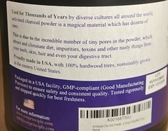 Activated Charcoal Powder 100% USA Hardwood Trees Teeth Whitening