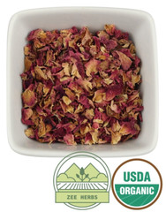 Organic Red Rose Petals, whole (Rosa Canina)