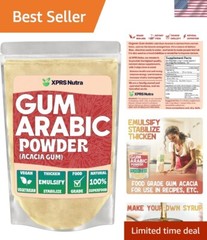 Versatile Food-Grade Gum Arabic Powder – 1 lb for Baking, Painting, & More