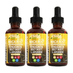 Organic Maca Root Liquid Drops Ashwagandha Fenugreek Beet Root L-Arginine and
