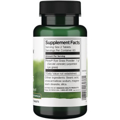 Swanson Rye Grass 500 mg 120 Tablets