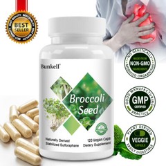 Broccoli Sulforaphane Capsules 660mg – Good for Heart Health and Brain Health