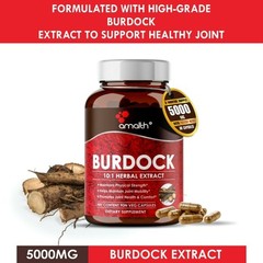 Burdock Root Extract Arctium Arctium Sea Moss Bladderwrack 5000mg 90 Capsules