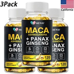 Organic Maca Root 360 Capsules Peruvian Maca Extract for Men & Women