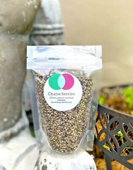 Organic Chaste Berry Fruit Natural Bulk Herbs, 1oz, 2oz, 4oz
