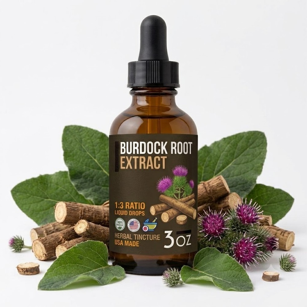 Burdock root extract (Arctium lappa) – Tincture – USA Made