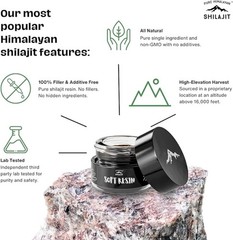 Himalayan Shilajit by Pure Himalyan Shilajit, Grade A Himalayan Soft Resin PCK 3