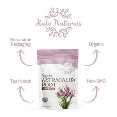 Organic Astragalus Root Cut & Sifted, 4 Ounces Astragalus membranaceus USDA C…