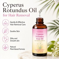 8/10 Pack Cyperus Rotundus Oil for Hair Removal Reducing Body Hair Growth 60ml