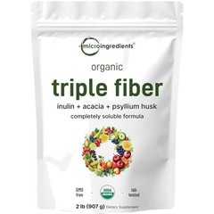 Organic Triple Fiber Powder 2lb – Gut & Digestive Support